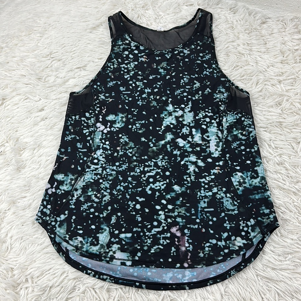 Lululemon Sculpt Tank II Pixel Haze Multi Black / Black